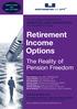 Retirement Income Options