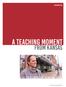 December A Teaching Moment. from Kansas. A cultural landscape memo and video. by the Topos Partnership