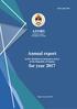 Annual report. AZORS Insurance Agency of Republic of Srpska. on the situation in insurance sector of the Republic of Srpska for year 2017