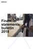 Financial statements bulletin 2018