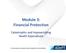 Module 3: Financial Protection