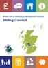 Money Advice Performance Management Summary. Stirling Council
