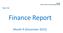 Paper Finance Report. Month 9 (December 2015)