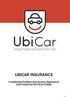 UBICAR INSURANCE Combined Product Disclosure Statement and Financial Services Guide
