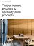 PRICE LIST MARCH Timber veneer, plywood & specialty panel products
