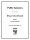 Public Accounts. Prince Edward Island. Volume I Financial Statements. For the Year Ended March 31st. of the province of