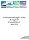 Wastewater and Surface Water Management Financial Report June 2014