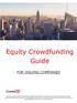 Equity Crowdfunding Guide