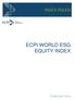 INDEX RULES ECPI WORLD ESG EQUITY INDEX