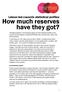 How much reserves have they got?
