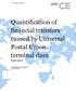 Quantification of financial transfers caused by Universal Postal Union terminal dues. Final report