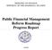 MINISTRY OF FINANCE REPUBLIC OF THE MARSHALL ISLANDS. Public Financial Management Reform Roadmap Progress Report