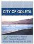 CITY OF GOLETA Comprehensive Annual Financial Report for Fiscal Year Ending June 30, 2014
