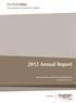 2012 Annual Report. Superannuation and Pension (PortfolioOne)