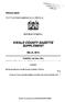 Kwale County Gazette Supplement No. 12 (Bills No. 8) REPUBLIC OF KENYA K WALE COUNTY GAZETTE SUPPL EMENT BILLS, NAIROBI, 2nd June, 2016 CONTENT