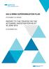 IAG & NRMA SUPERANNUATION PLAN REPORT TO THE TRUSTEE ON THE ACTUARIAL INVESTIGATION AS AT 30 JUNE 2018
