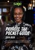 PAYROLL TAX POCKET GUIDE. A complete reference guide covering legislative matters that affect the HR and payroll practitioner in South Africa.