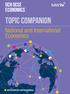 OCR gcse economics. Topic Companion. National and International Economics.