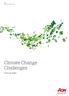 Aon Retirement and Investment. Climate Change Challenges. Some case studies