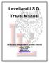 Levelland I.S.D. Travel Manual