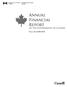 Annual Financial Report of the Government of Canada