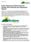 Antero Resources Reports Second Quarter 2018 Financial and Operational Results