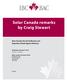 Solar Canada remarks by Craig Stewart