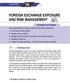 FOREIGN EXCHANGE EXPOSURE AND RISK MANAGEMENT