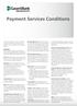 Payment Services Conditions