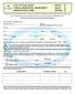 CITY OF PALM COAST YOUTH PARKS & RECREATION DEPARTMENT ADULT REGISTRATION FORM SENIOR