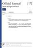 Official Journal of the European Union L 172. Legislation. Non-legislative acts. Volume July English edition. Contents REGULATIONS