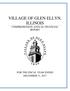 VILLAGE OF GLEN ELLYN, ILLINOIS COMPREHENSIVE ANNUAL FINANCIAL REPORT