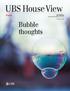 UBS HouseView. Bubble thoughts. Digest. US Edition CIO Wealth Management Research. December 2013
