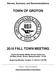TOWN OF GROTON 2016 FALL TOWN MEETING