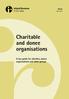 Charitable and donee organisations