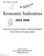 Economic Indicators JULY Prepared for the Joint Committee on the Economic Report by the Council of Economic Advisers