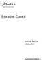 Executive Council Annual Report