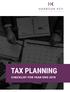 TAX PLANNING CHECKLIST FOR YEAR END