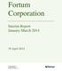 Fortum Corporation. Interim Report January-March April Fortum Corporation Domicile Espoo Business ID