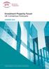 Investment Property Forum UK Consensus Forecasts