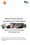 Adult Financial Literacy Competencies in Macedonia