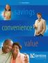 2011 Annual Report. savings. convenience. value