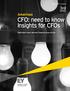 CFO: need to know Insights for CFOs