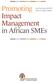 Promoting. An Overview of I&P s ESG & Impact Policy Impact Management in African SMEs