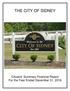 THE CITY OF SIDNEY Citizens Summary Financial Report For the Year Ended December 31, 2016