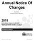 Annual Notice Of Changes