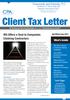 Client Tax Letter. IRS Offers a Deal to Companies Claiming Contractors. What s Inside. April/May/June Nest Eggs