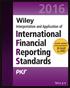 Interpretation and Application of. International Financial Reporting Standards