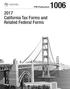 FTB Publication California Tax Forms and Related Federal Forms